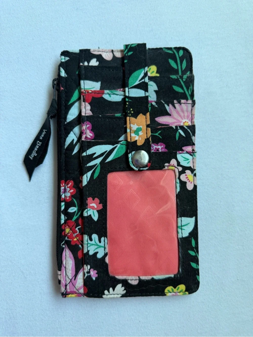 Vera Bradley Black Floral Wallet
